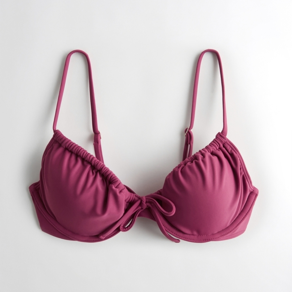 Hollister Burgundy Bikini Set